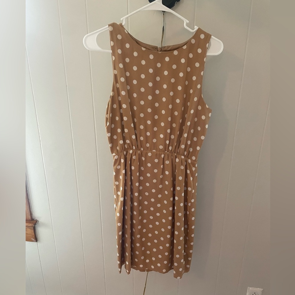 J.Crew polka dot mini dress